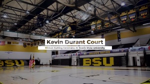 包伊州立大学举行剪彩仪式 庆祝杜兰特篮球场改造完成
