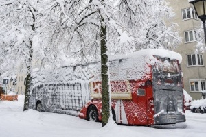 ❄️拜仁比赛延期！慕尼黑大雪压断树枝，柏林联合大巴被白雪覆盖