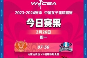 WCBA联赛常规赛第三十二轮战报