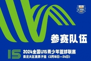 2024年全国U15大区赛参赛队伍名单：海亮中学、清华附中在列