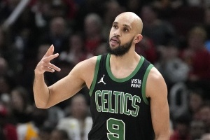  White scored 25 points and Celtics beat Heat to advance to the eastern semifinals of the playoffs