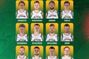 立陶宛男篮公布奥运资格赛12人名单