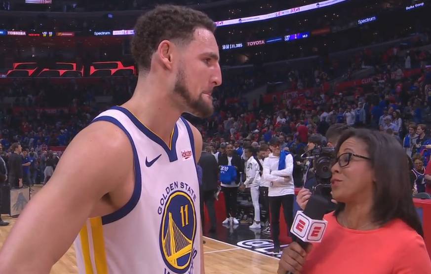 篮球就是女友!克莱爆发砍32分助勇士夺赛点