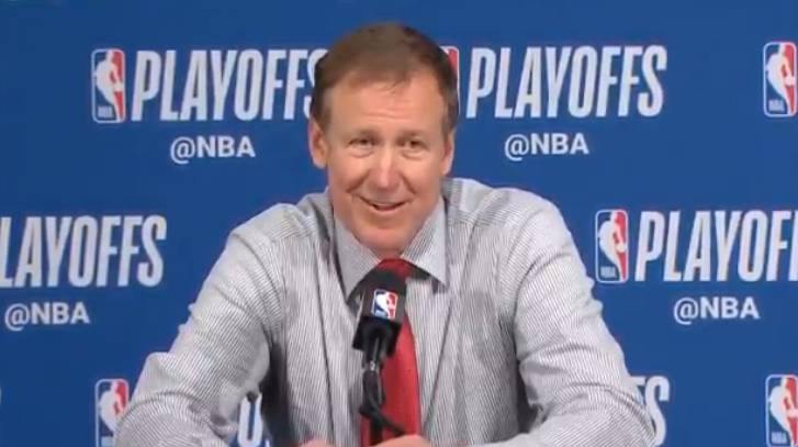 Berry Tramel提问 斯托茨调侃:我好想说下一个