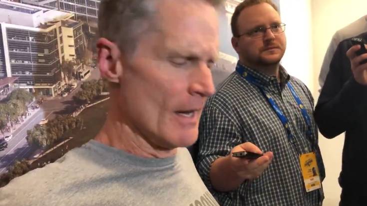 记者称克莱伤情严重 科尔调侃:你的消息源比我