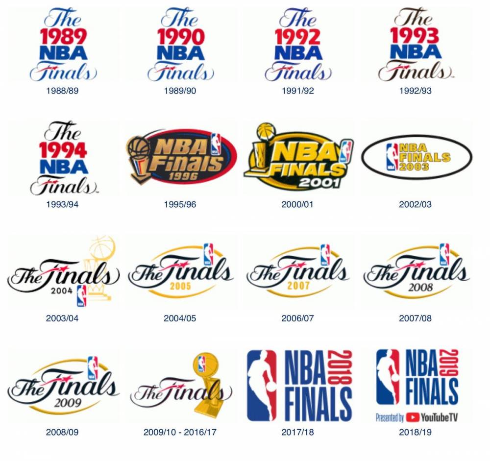 一图流!从1989年至今nba总决赛logo变化趋势