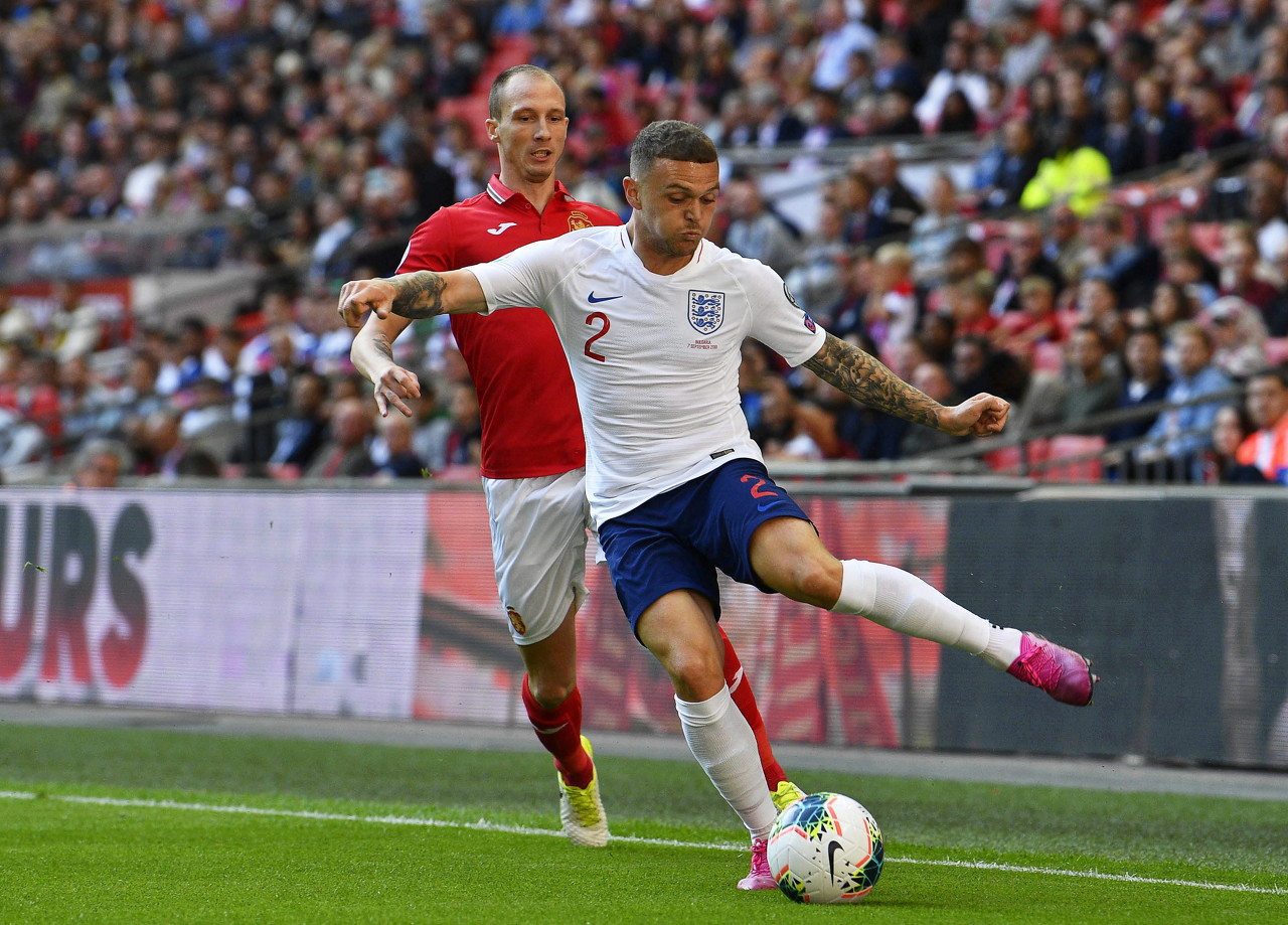 欧洲杯战丹麦迎来国家队50场里程碑，英格兰官推祝贺特里皮尔