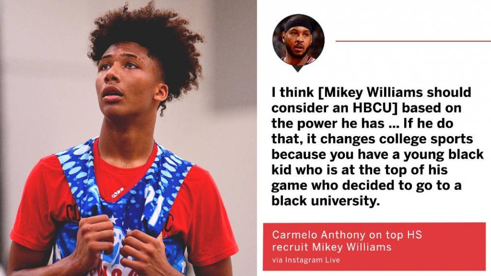 安东尼天才高中生mikeywilliams应考虑去一所传统黑人大学