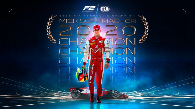 米克舒马赫夺得f2年度车手总冠军周冠宇获第六
