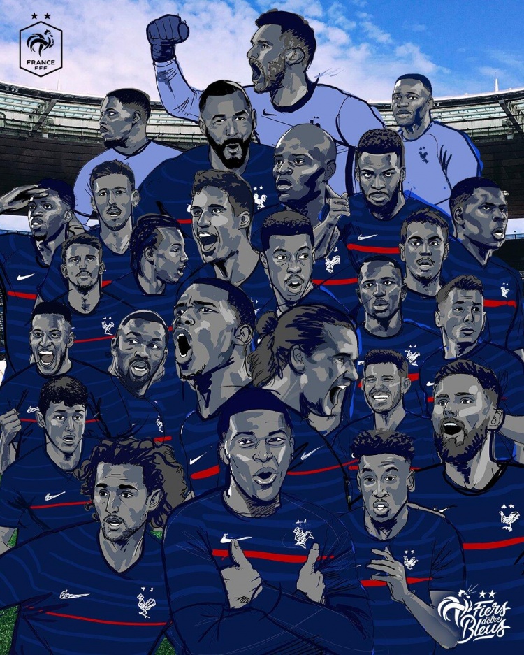 法国队欧洲杯大名单：本泽马回归！吉鲁在列马夏尔无缘