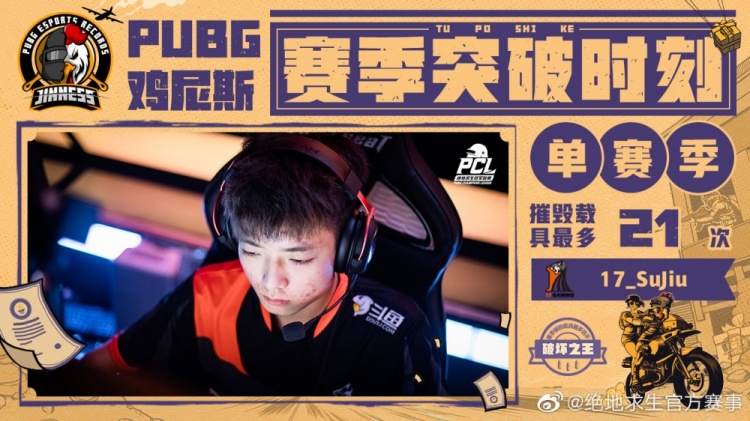 pcl春季赛鸡尼斯纪录17shou两破纪录永远成独狼之王