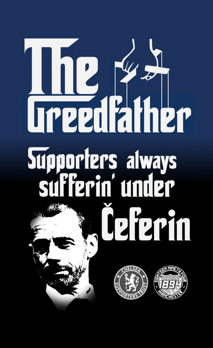 欧冠决赛票价过高，切尔西曼城球迷组织怒斥切费林为“贪婪教父”