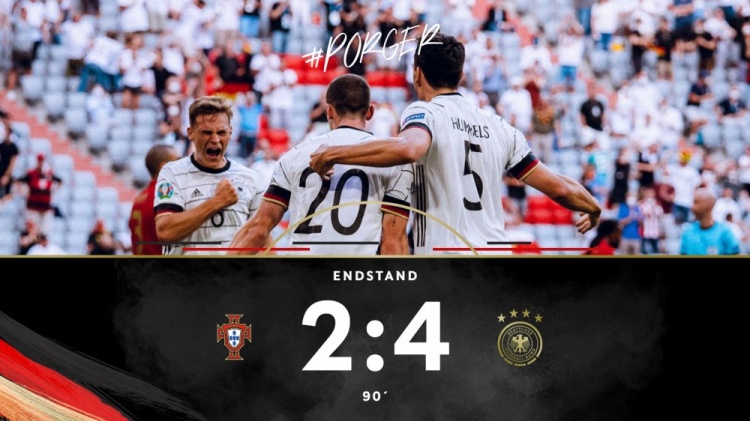 【投票】葡萄牙2-4德国是本届欧洲杯至今最佳比赛吗？