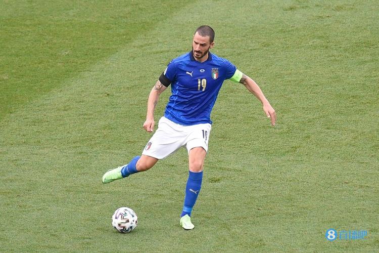 14场！博努奇追平基耶利尼的意大利非门将球员欧洲杯出场纪录