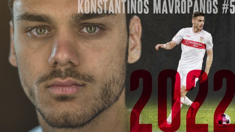 官方:阿森纳中卫马夫罗帕诺斯租借斯图加特一年,含买断条款