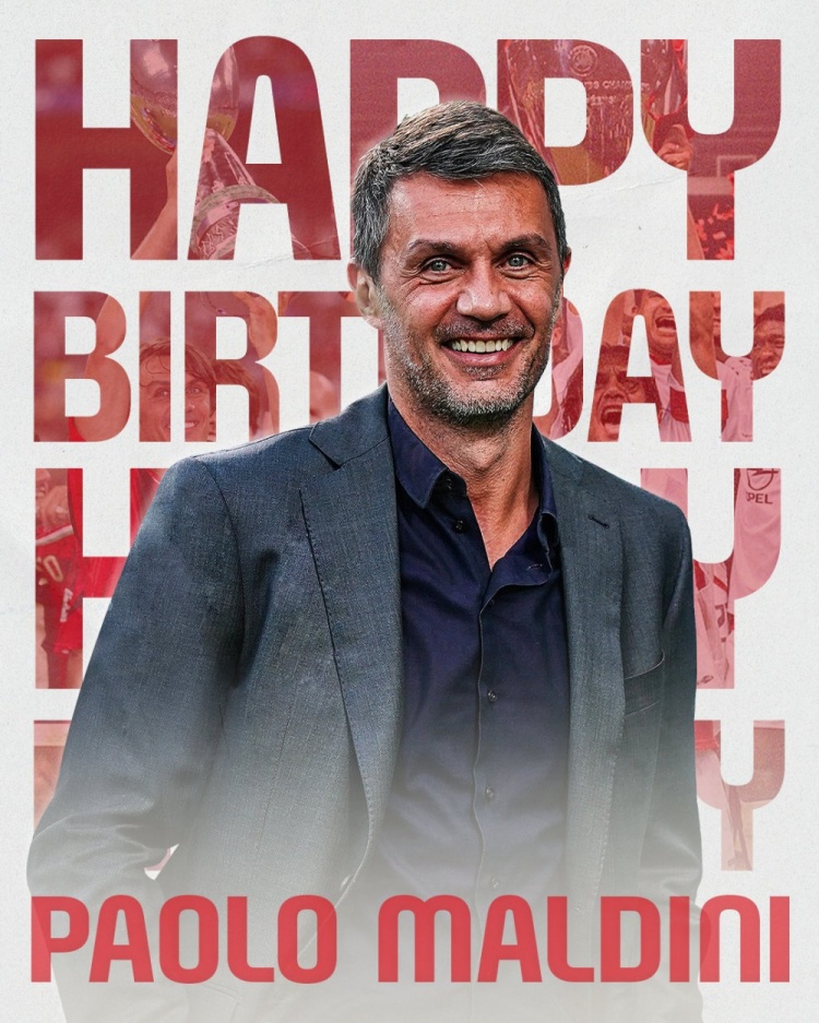 像旗帜，也是球迷心目中的灯塔！米兰官博祝马尔蒂尼53岁生日快乐