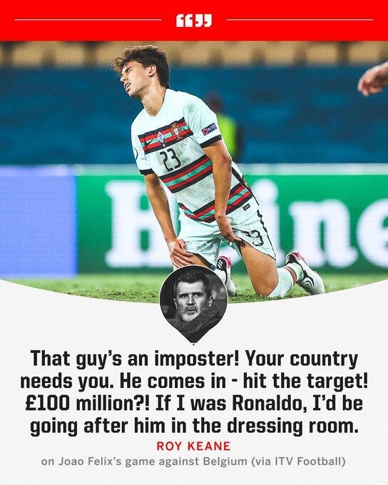 ?罗伊-基恩怒喷菲利克斯:他就是个冒牌货!他也值一亿英镑?