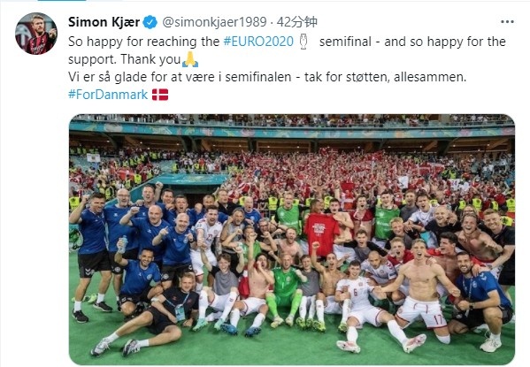 克亚尔：很高兴进入半决赛，谢谢大家的支持