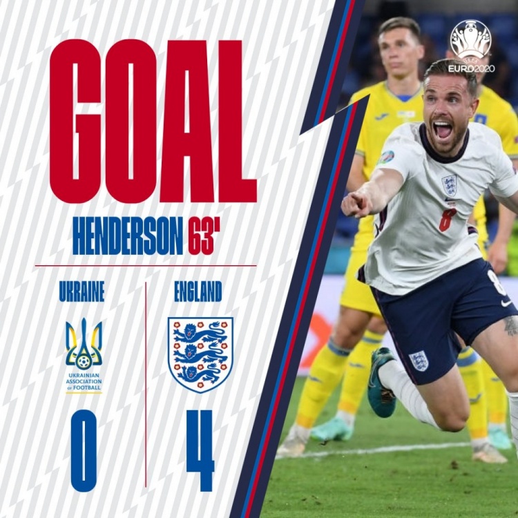 亨德森为英格兰出场62次,43次射门后终于斩获处子球