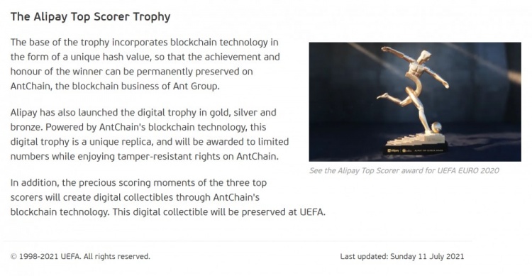 C罗成为2020欧洲杯得分王?进球瞬间生成数字藏品永久保存