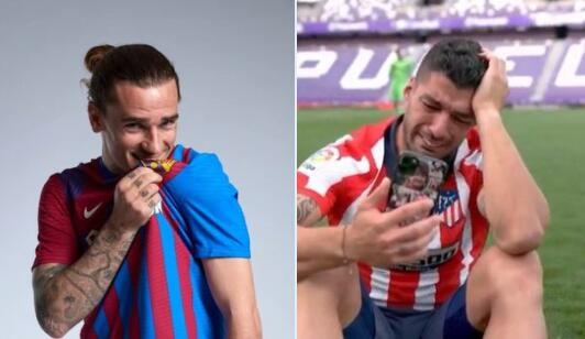 今日趣图:互换交易?巴萨是专业的