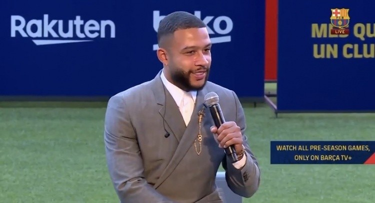 德佩谈梅西:我真的很想和他一起踢球,我是他的忠实粉丝