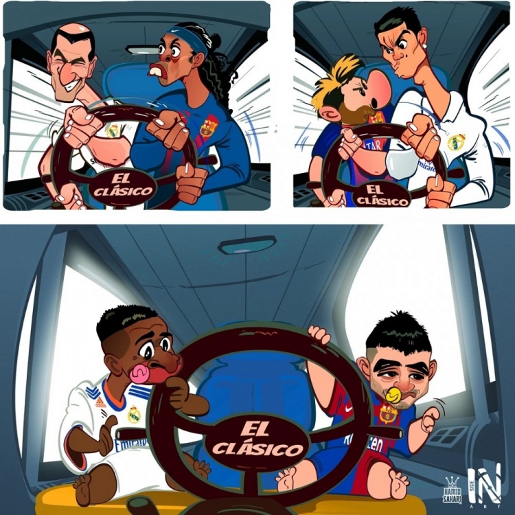 今日“趣图”：巴萨球迷的心需要多久抚平？