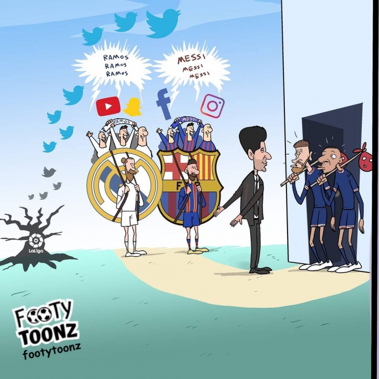 今日趣图：明年梅罗+内马尔相聚，为什么不呢