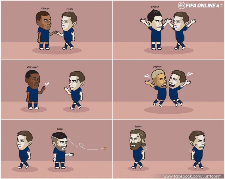 今日趣图：明年梅罗+内马尔相聚，为什么不呢