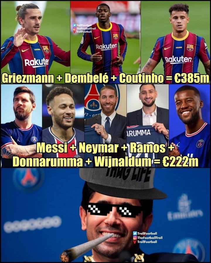 今日趣图：明年梅罗+内马尔相聚，为什么不呢