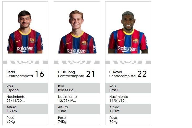 其他三人呢？西甲官网更新巴萨名单，埃莫森身披22号