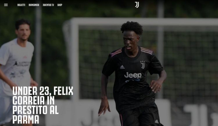 尤文官方：菲利克斯-科雷亚外租帕尔马，合同含买断条款