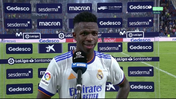 维尼修斯:对于皇马来说1分永远都不好 我们必须努力赢得3分