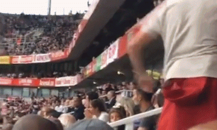 阿森纳球迷比赛期间辱骂埃杜全家，埃杜妻子竖中指回应