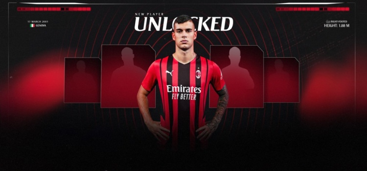 官方：AC米兰签下摩纳哥前锋佩莱格里 租借附带强制买断条款