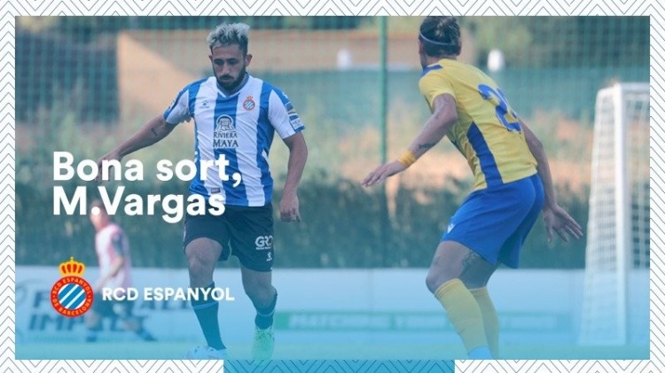 西班牙人官方：巴尔加斯本赛季租借加盟代米尔体育