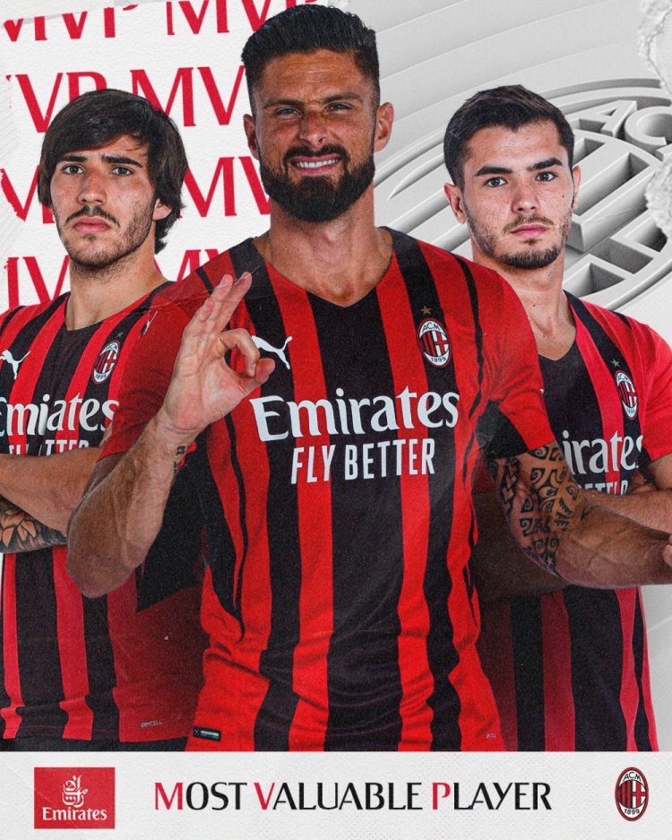 天王盖地虎！梅开二度助米兰大胜，吉鲁当选全场最佳