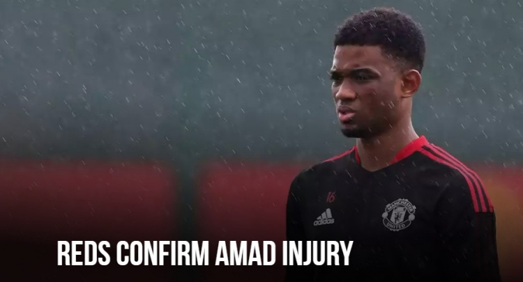 曼联官方：阿马德-迪亚洛大腿肌肉受伤，预计伤缺六周