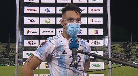 劳塔罗:球队上半场表现很好 非常期待接下来与巴西的比赛