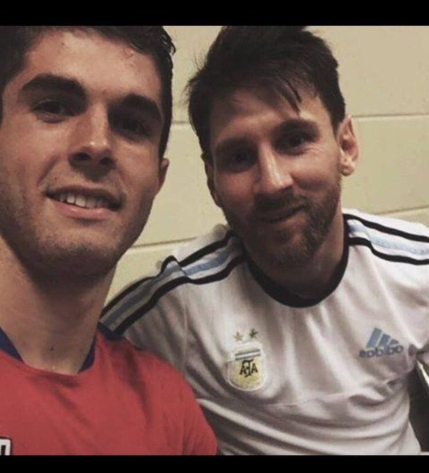 普利西奇:我17岁在药检时向梅西要合影 当时紧张得没法跟他说话