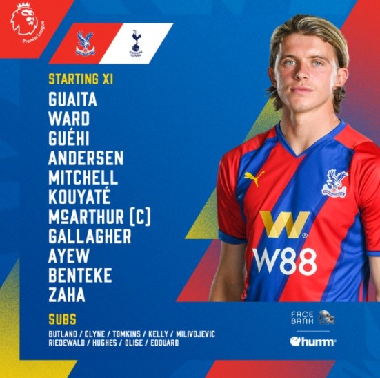 热刺vs水晶宫首发:凯恩先发,埃莫森迎首秀,孙兴慜缺阵