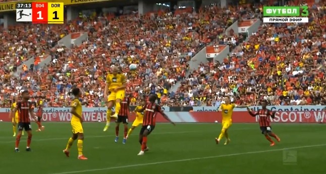 哈兰德头球扳平,贝林厄姆反超球犯规在先无效