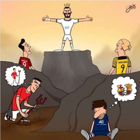 今日趣图：阻止莱万进球的唯一方式？