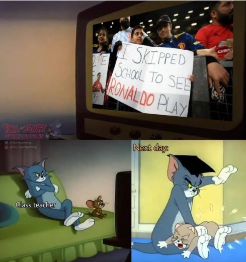 今日趣图：阻止莱万进球的唯一方式？