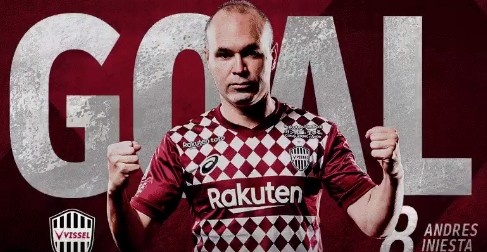 小白状态火热!伊涅斯塔任意球直接破网+远射折射破门完成双响