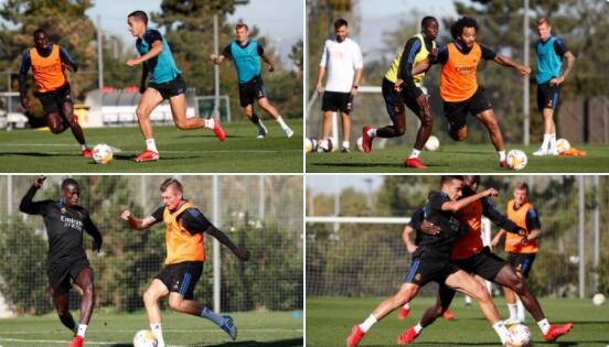 门迪和马塞洛伤愈恢复正常训练，贝尔等五人继续伤缺