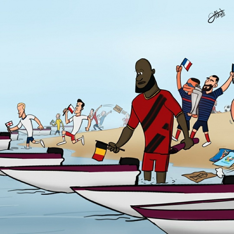 今日趣图：足坛首创门锋、门腰战术