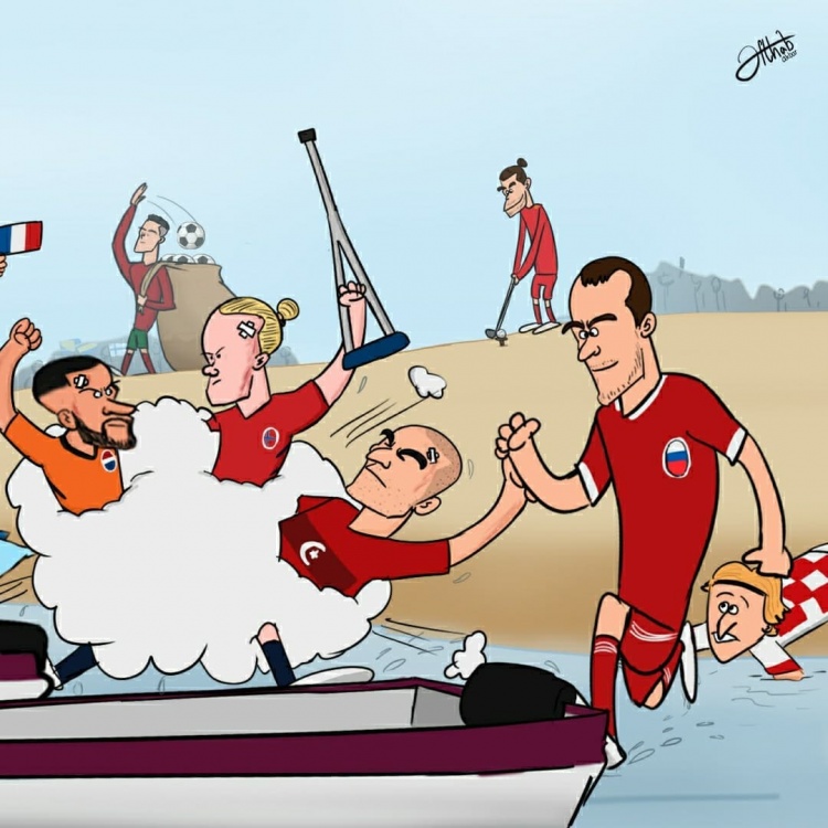 今日趣图：足坛首创门锋、门腰战术