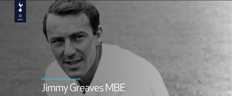 热刺官方：格里夫斯葬礼为私人场合 球迷可向其基金会捐款悼念