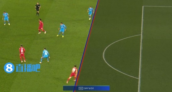 若塔、苏亚雷斯破门均无效，主裁判十分钟吹罚两越位